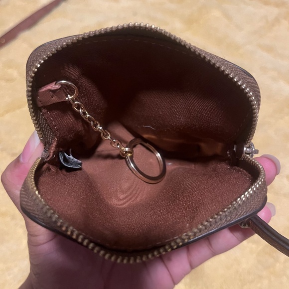 Coach Brown Leather Backpack & Coin/Card Wallet - Picture 2 of 4